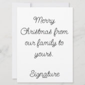 Frohe Weihnachtsgnomes Feiertagskarte (Rückseite)