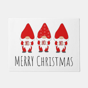 Frohe Weihnachtsgnomes Fußmatte