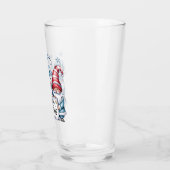 Frohe Weihnachtsgnomes Glas (Links)