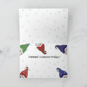 Frohe Weihnachtsgnomes Karte (Innenseite)