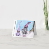 Frohe Weihnachtsgnomes Karte (Vorderseite)