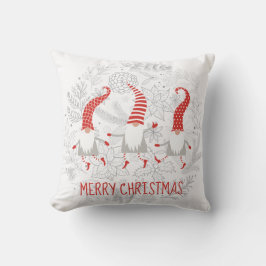 Frohe Weihnachtsgnomes Kissen