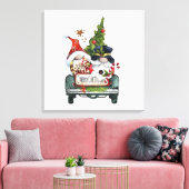 Frohe Weihnachtsgnomes Leinwanddruck (Insitu (Wohnzimmer))