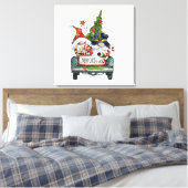 Frohe Weihnachtsgnomes Leinwanddruck (Insitu (Schlafzimmer))