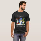 Frohe Weihnachtsgnomes Weihnachten T-Shirt (Vorne ganz)