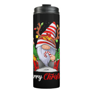Frohe Weihnachtsgnomes Weihnachten Thermosbecher