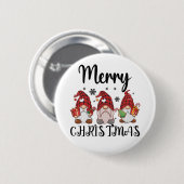 Frohe Weihnachtsgnomies Weihnachtsgnomes Button (Vorne & Hinten)