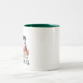 Frohe Weihnachtsgnomies Weihnachtsgnomes Zweifarbige Tasse (Mittel)