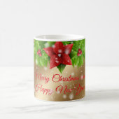 Frohe Weihnachtsgolden Kaffeetasse (Mittel)