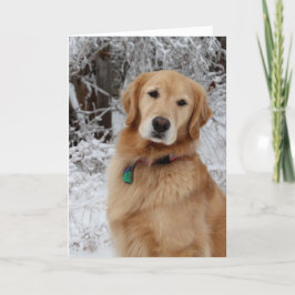 Frohe Weihnachtsgolden Karte