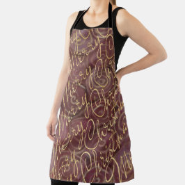 Frohe Weihnachtsgolden Schürze