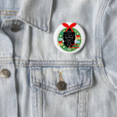 Frohe Weihnachtsgorilla Button (Beispiel)