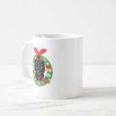Frohe Weihnachtsgorilla Kaffeetasse (Vorderseite Links)