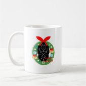 Frohe Weihnachtsgorilla Kaffeetasse (Links)