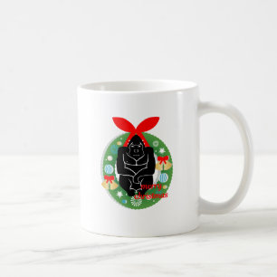 Frohe Weihnachtsgorilla Kaffeetasse
