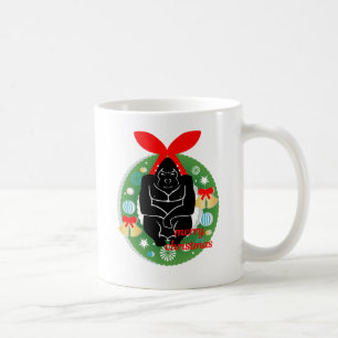 Frohe Weihnachtsgorilla Kaffeetasse