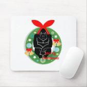 Frohe Weihnachtsgorilla Mousepad (Mit Mouse)