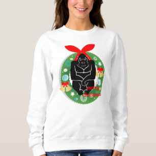 Frohe Weihnachtsgorilla Sweatshirt