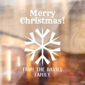 Frohe Weihnachtsgrafik Fensteraufkleber (Blatt 2)