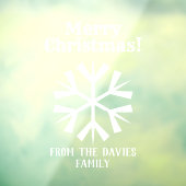 Frohe Weihnachtsgrafik Fensteraufkleber (Blatt 3)