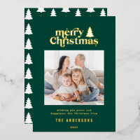 Frohe Weihnachtsgrafik Foto Foil H