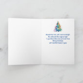 Frohe Weihnachtsgrafik Mama Vater Karte (Innenseite)