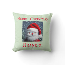 Frohe Weihnachtsgroßvater mit lustigem Weihnachtsm