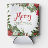 Frohe Weihnachtsgrün Dosenkühler (Vorderseite)