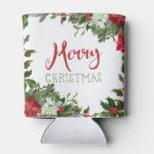 Frohe Weihnachtsgrün Dosenkühler (Rückseite)