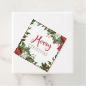 Frohe Weihnachtsgrün Geschenkanhänger (Beispiel)