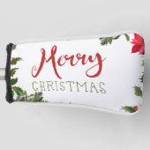 Frohe Weihnachtsgrün Golf Headcover (Vorderseite)