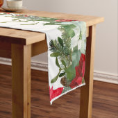 Frohe Weihnachtsgrün Kurzer Tischläufer (Beispiel)