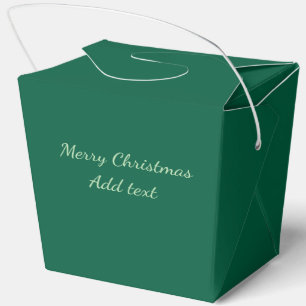Frohe Weihnachtsgrün schlichte Solo-Hintergrund Ur Geschenkschachtel