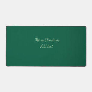 Frohe Weihnachtsgrün schlichte Solo-Hintergrund Ur Schreibtischunterlage