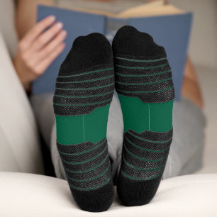Frohe Weihnachtsgrün schlichte Solo-Hintergrund Ur Socken