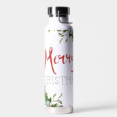 Frohe Weihnachtsgrün Trinkflasche (Links)