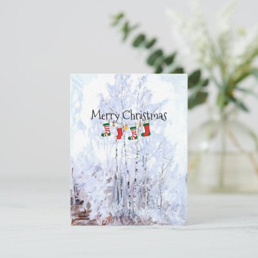 Frohe Weihnachtsgrüße (Stehend Vorderseite)