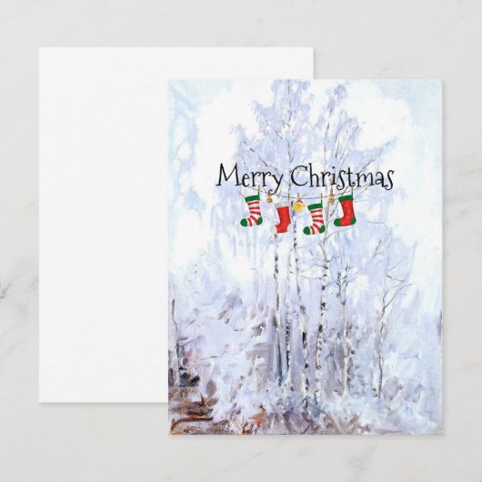 Frohe Weihnachtsgrüße (Vorne/Hinten)