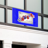 Frohe Weihnachtsgrüße Banner (Äußeres Gebäude)