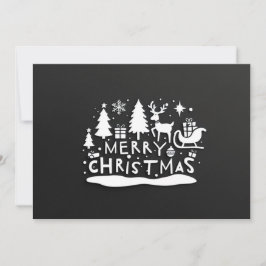 Frohe Weihnachtsgrüße Feiertagskarte