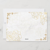 Frohe Weihnachtsgrüße Feiertagskarte (Rückseite)