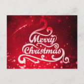 Frohe Weihnachtsgrüße Feiertagspostkarte (Vorderseite)