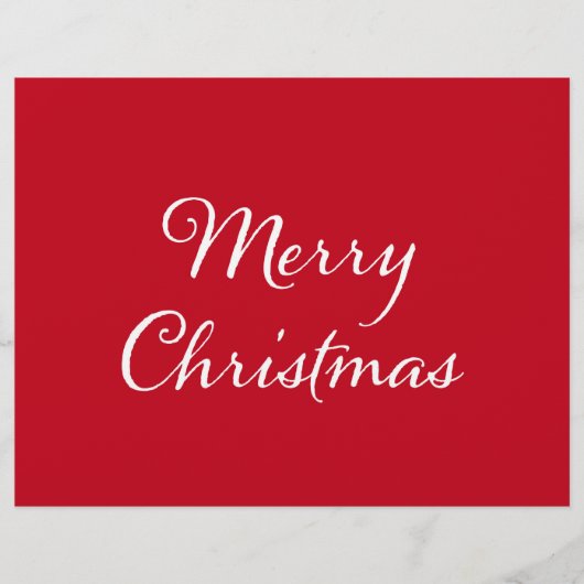 Frohe Weihnachtsgrüße Flyer (Vorne)