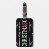 Frohe Weihnachtsgrüße Gepäckanhänger (Rückseite vertikal)