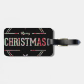 Frohe Weihnachtsgrüße Gepäckanhänger (Rückseite horizontal)