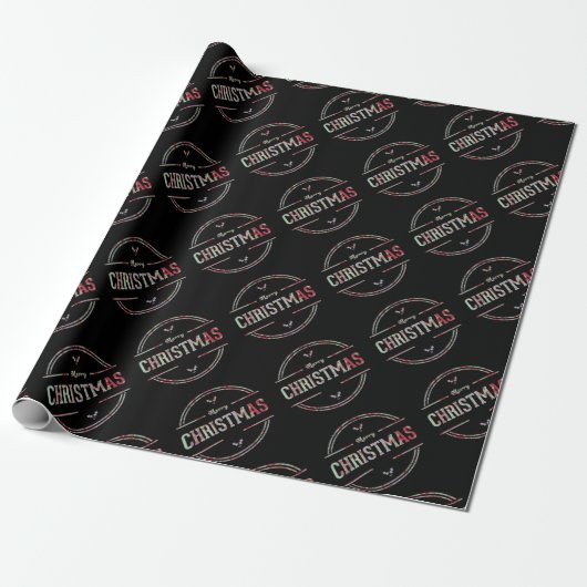 Frohe Weihnachtsgrüße Geschenkpapier (Ungerollt)