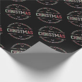 Frohe Weihnachtsgrüße Geschenkpapier (Ecke)