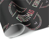 Frohe Weihnachtsgrüße Geschenkpapier (Rolleneckpunkt)