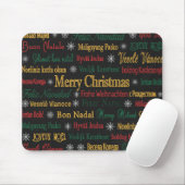 Frohe Weihnachtsgrüße in einer anderen Sprache | Mousepad (Mit Mouse)