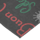 Frohe Weihnachtsgrüße in einer anderen Sprache | Tischdecke (Schrägansicht)